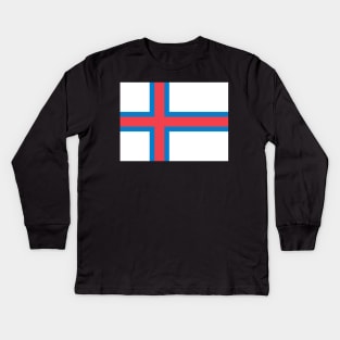 Faroe Islands Kids Long Sleeve T-Shirt